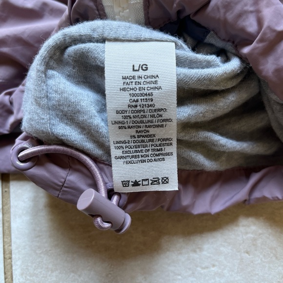 Garage color block hooded windbreaker size L - Picture 5 of 7